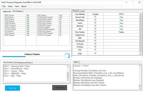 Intel Processor Diagnostic Tool
