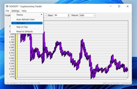 VovSoft Cryptocurrency Tracker 2.3