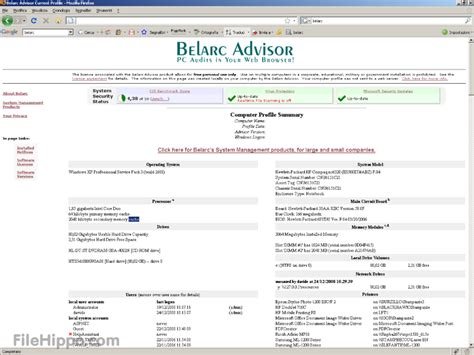 Belarc Advisor 12.1.0 Download